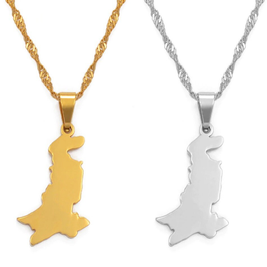 18k Gold Plated Pakistan Necklace