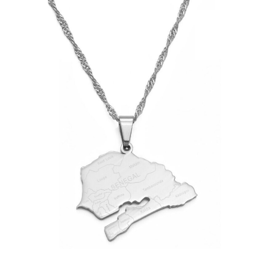 18k Gold Plated Senegal Necklace