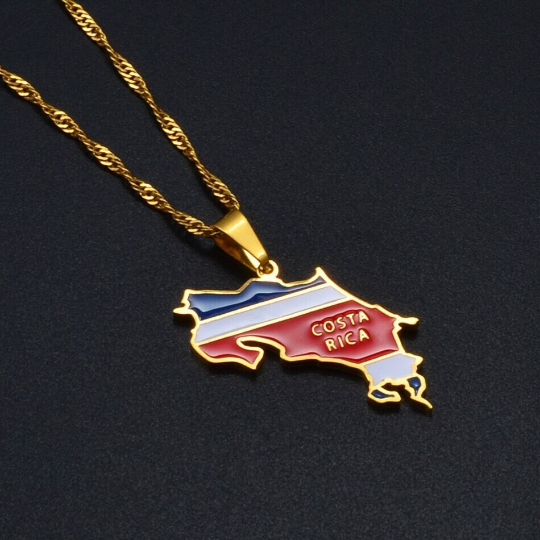 18k Gold Plated Costa Rica Necklace