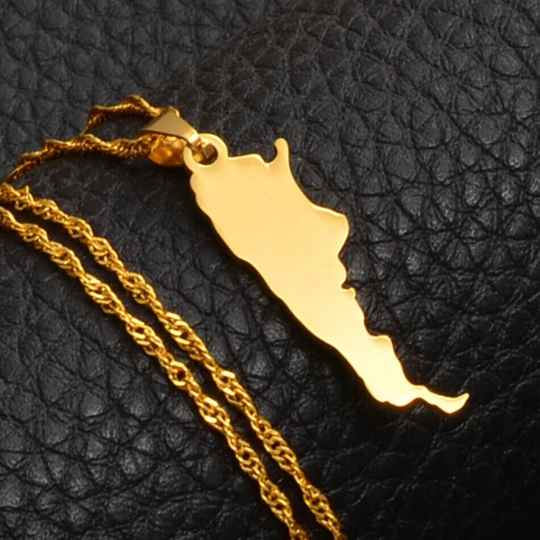 18k Gold Plated Argentina Necklace