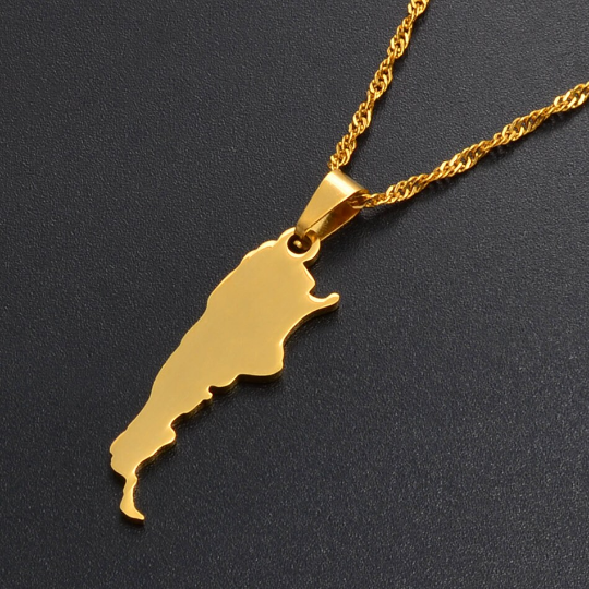 18k Gold Plated Argentina Necklace