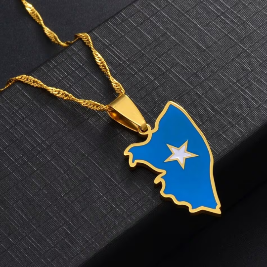 18K Gold Plated Great Somalia Necklace