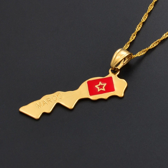 18k Gold Plated Morocco Necklace - 1stCulture