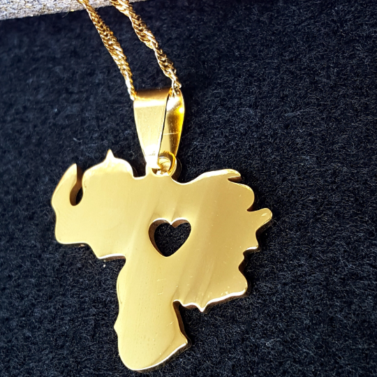 18k Gold Plated Venezuela Necklace
