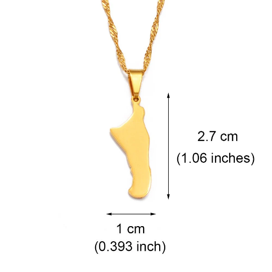 18k Gold Plated Bahamas Necklace