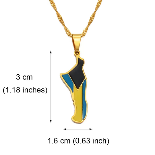 18k Gold Plated Bahamas Necklace