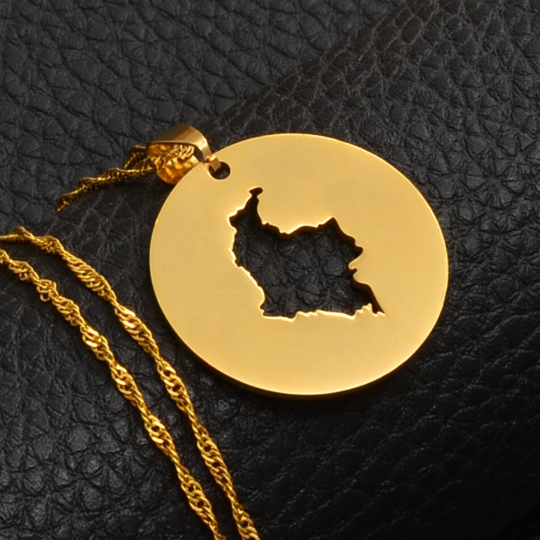 18k Gold Plated Colombia Necklace