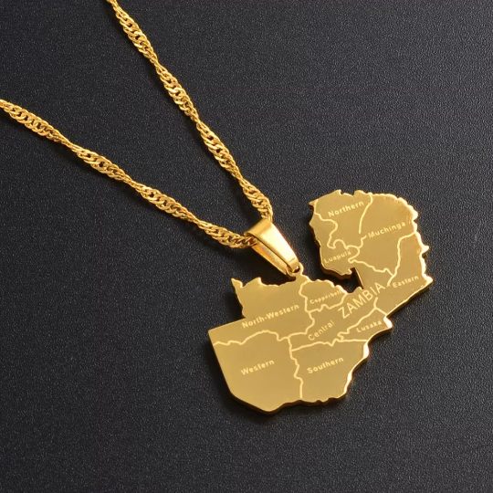 18k Gold Plated Zambia Necklace