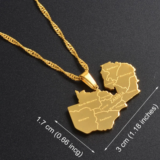 18k Gold Plated Zambia Necklace