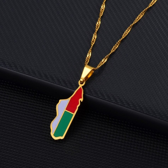 18K Gold Plated Madagascar Necklace