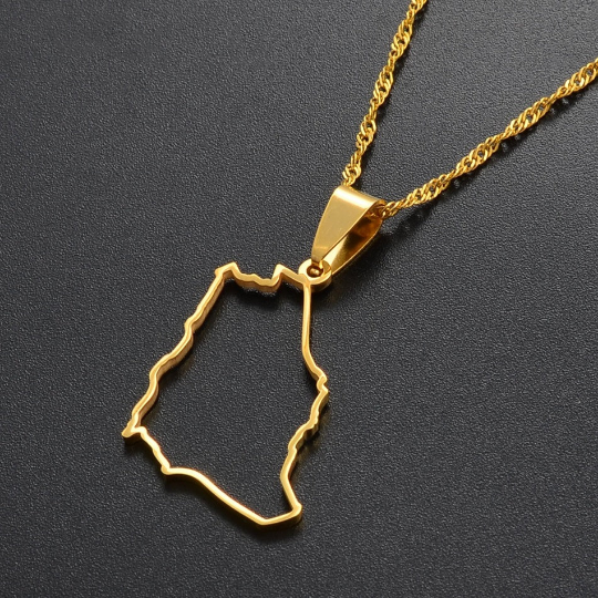 18K Gold Plated Saudi Arabia Necklace