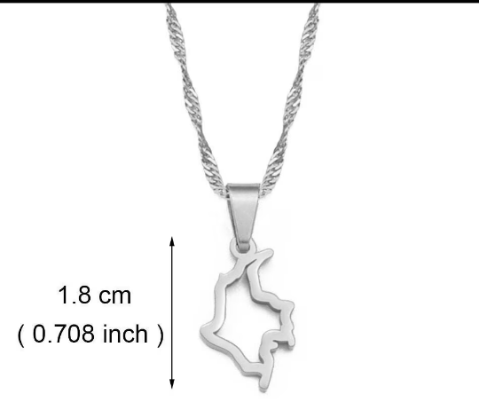 18K Gold Plated Minimalist Colombia Necklace