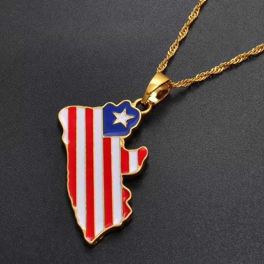 18K Gold Plated Liberia Necklace
