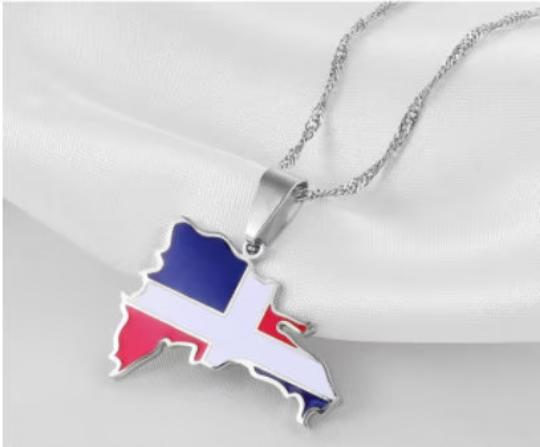 18k Gold Plated Dominican Republic Necklace