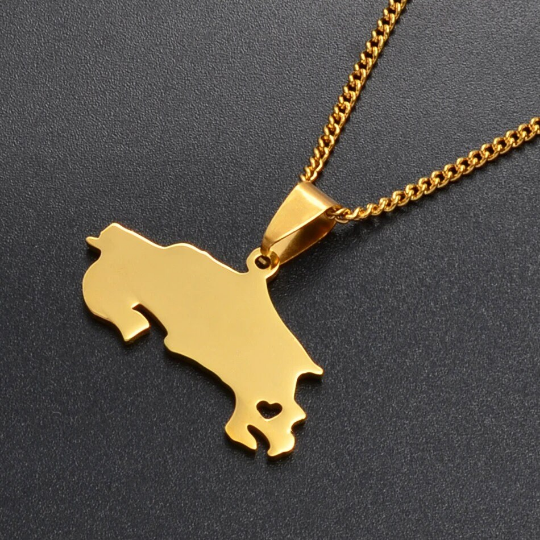 18k Gold Plated Costa Rica Necklace