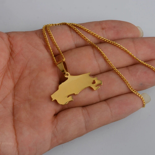 18k Gold Plated Costa Rica Necklace
