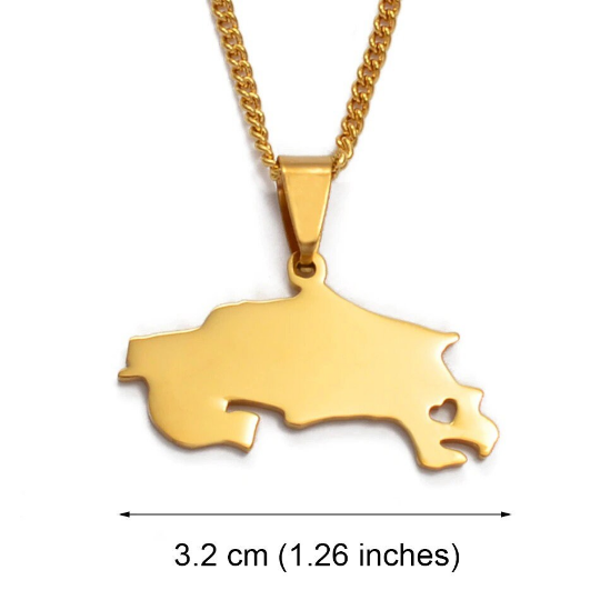 18k Gold Plated Costa Rica Necklace