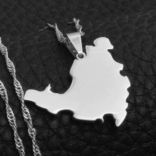 18K Gold Plated Saint Martin Island Necklace