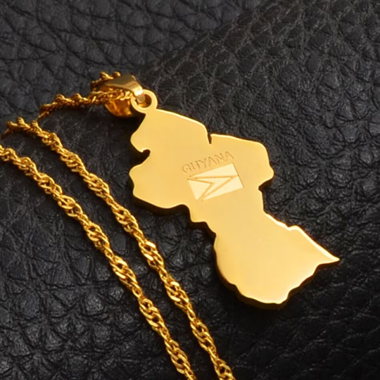 18k Gold Plated Guyana Necklace