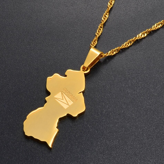18k Gold Plated Guyana Necklace