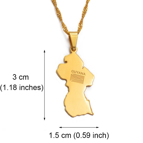 18k Gold Plated Guyana Necklace