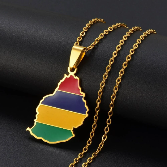 18K Gold Plated Mauritius Necklace
