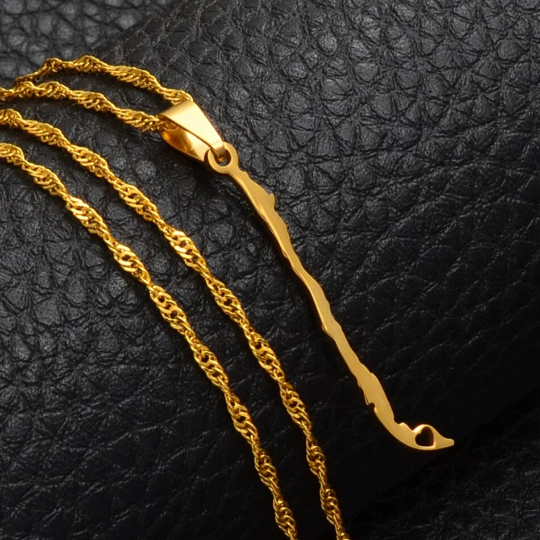 18K Gold Plated Chile Necklace