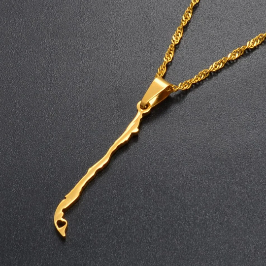 18K Gold Plated Chile Necklace
