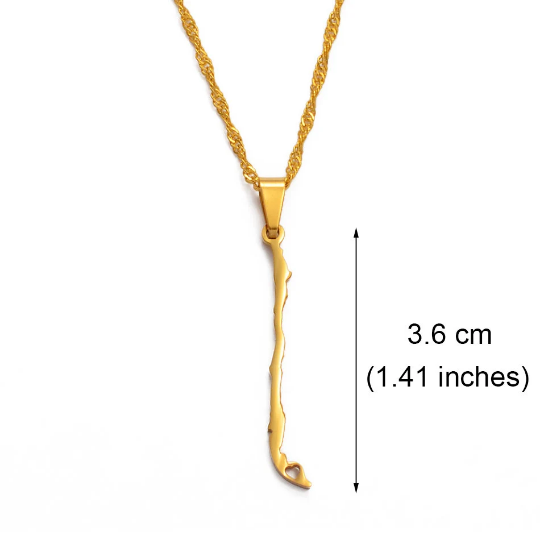 18K Gold Plated Chile Necklace