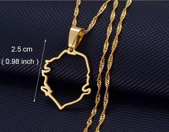 18K Gold Plated Sierra Leone Necklace