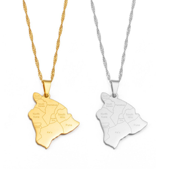 18K Gold Plated Hawaii Necklace