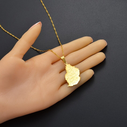 18K Gold Plated Mauritius Necklace