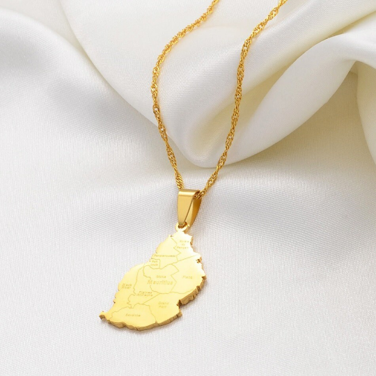 18K Gold Plated Mauritius Necklace