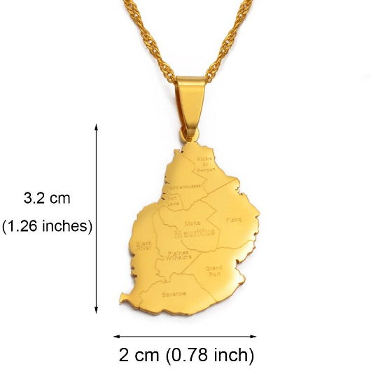18K Gold Plated Mauritius Necklace