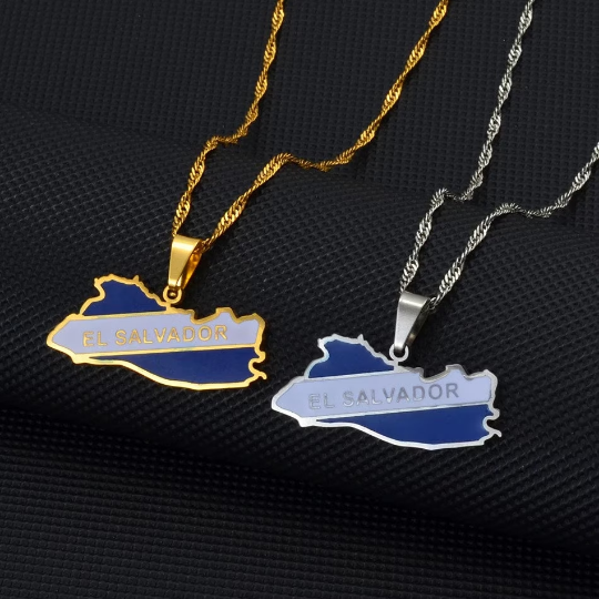 18K Gold Plated El Salvador Necklace