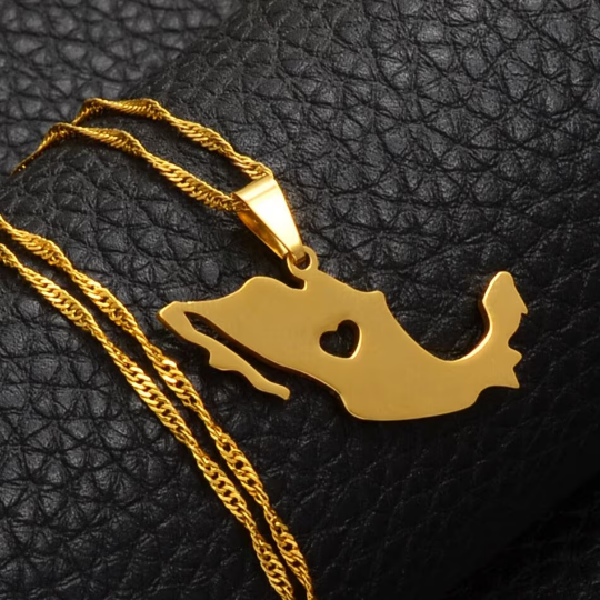 18K Gold Plated Mexico Necklace