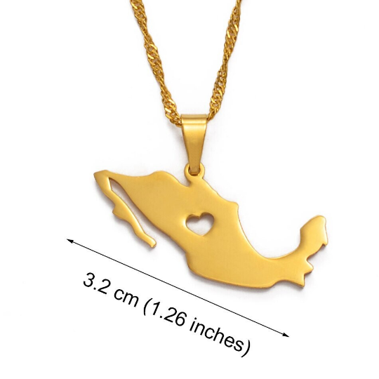 18K Gold Plated Mexico Necklace