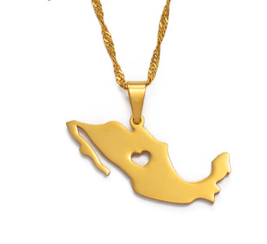 18K Gold Plated Mexico Necklace