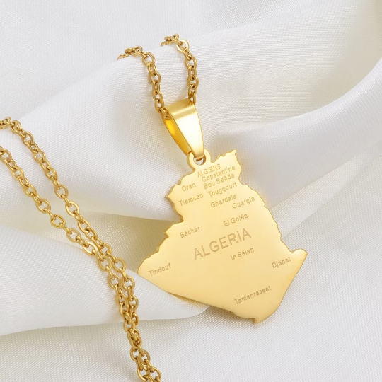 18K Gold Plated Algeria Necklace