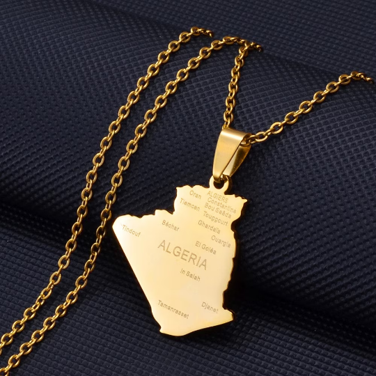 18K Gold Plated Algeria Necklace