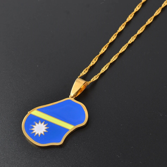 18K Gold Plated Nauru Necklace