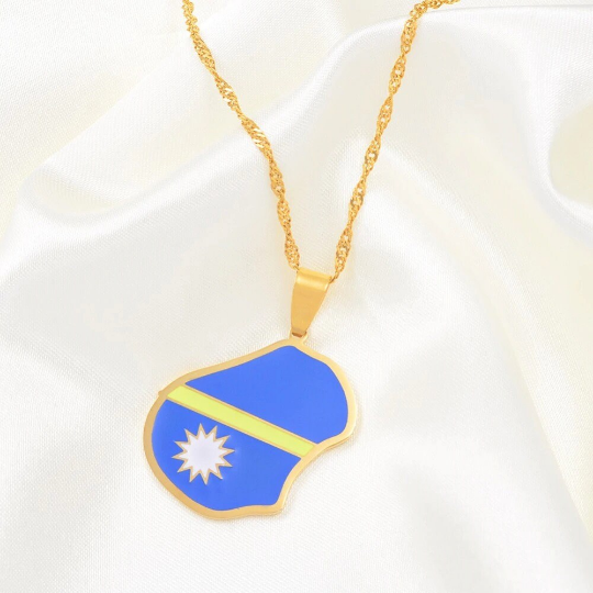 18K Gold Plated Nauru Necklace