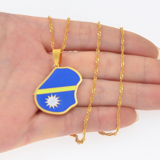 18K Gold Plated Nauru Necklace