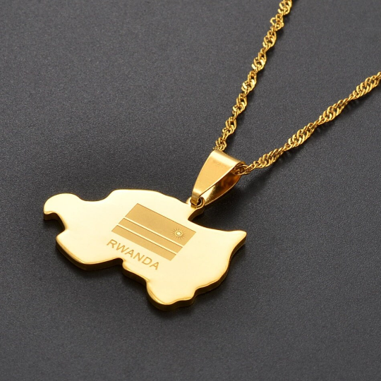 18K Gold Plated Rwanda Necklace