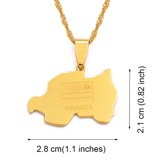 18K Gold Plated Rwanda Necklace
