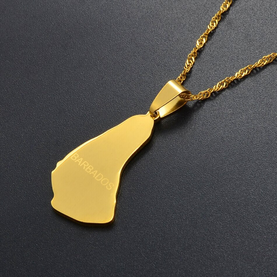 18K Gold Plated Barbados Necklace