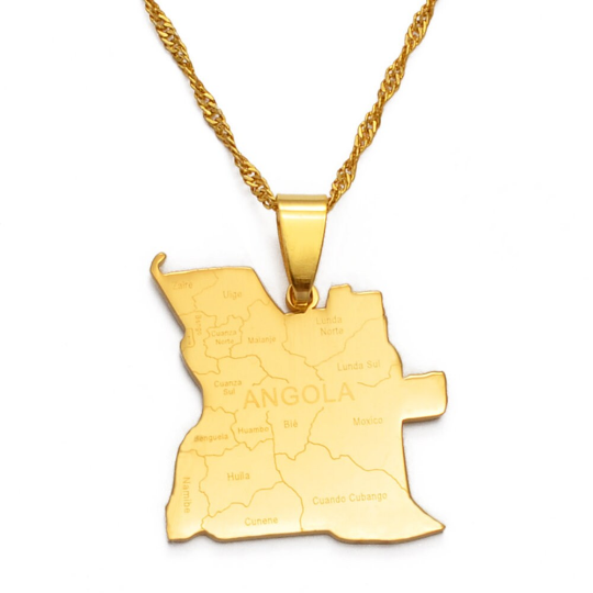 18K Gold Plated Angola Neckalce