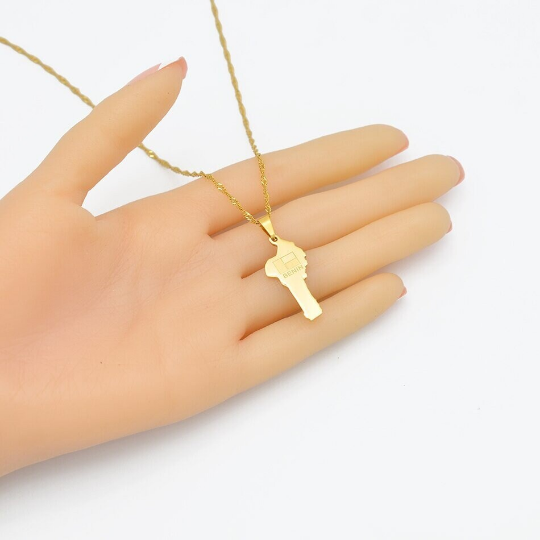 18K Gold Plated Benin Necklace