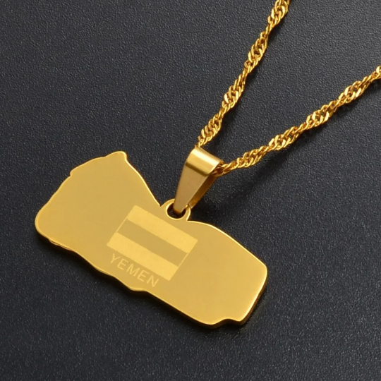 18K Gold Plated Yemen Necklace