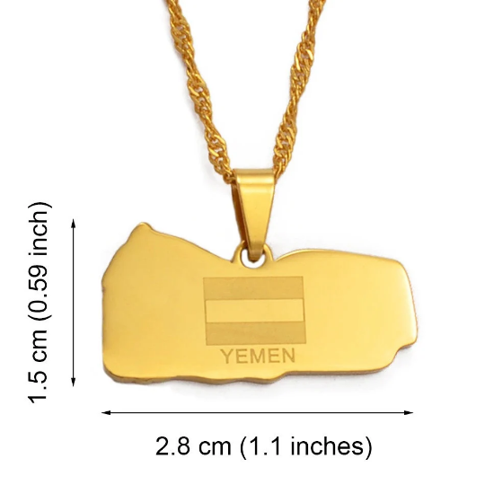 18K Gold Plated Yemen Necklace